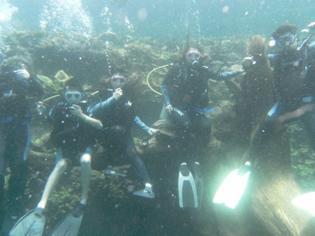 Diversion en la laguna